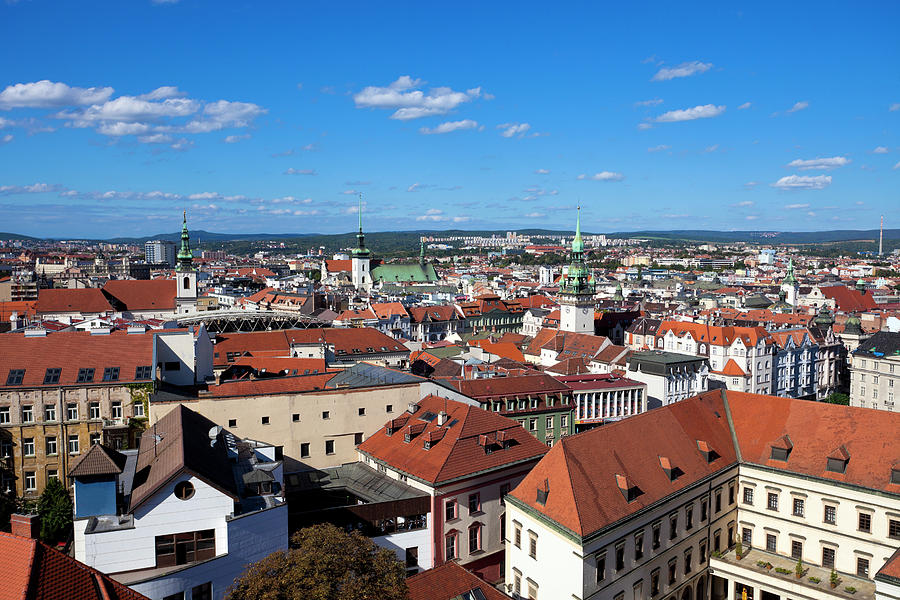 Panoramic View Over Brno, Czech Republic Photograph by Holgs