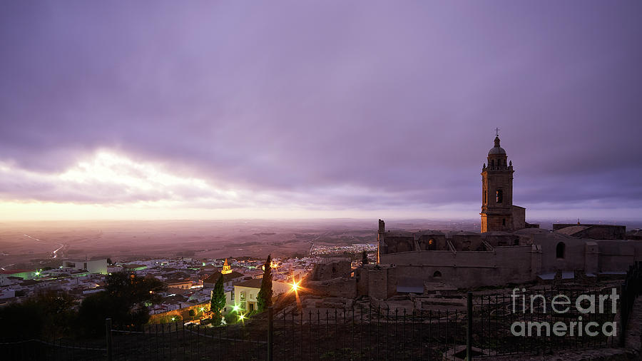 Panoramic View Santa Maria Church Medina Sidonia Cadiz Photograph by Pablo Avanzini