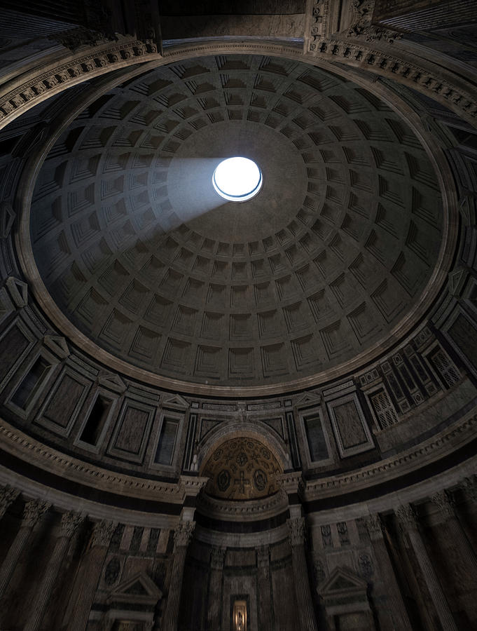 Architecture Photograph - Pantheon 1 by Moises Levy