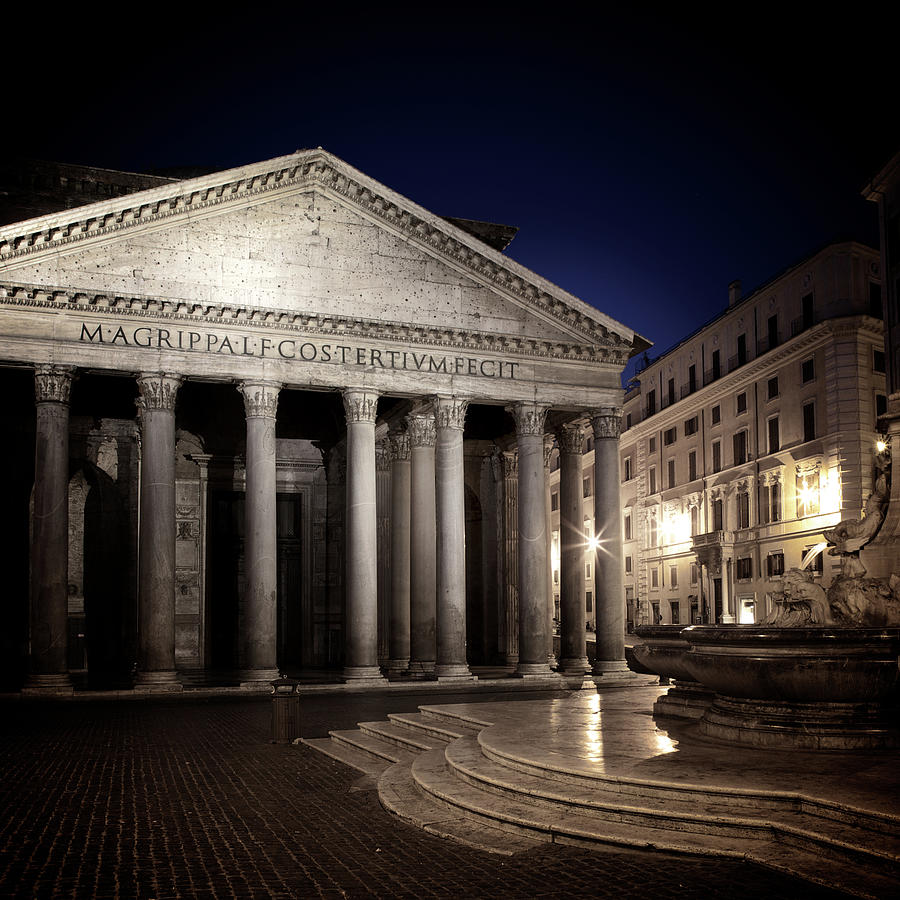 Architecture Photograph - Pantheon In Rome by Massimo Merlini