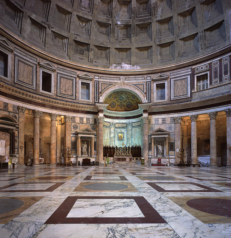 Pantheon Interior Rome James Gritz 