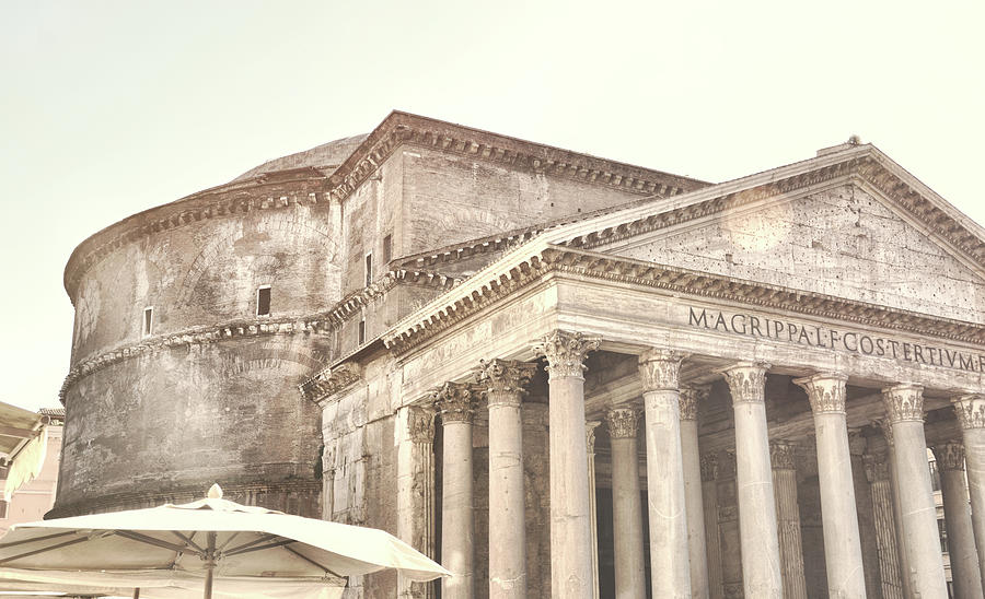 Pantheon Piazza Photograph by JAMART Photography