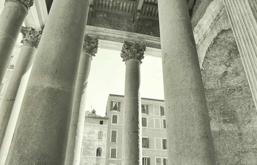 Pantheon Pillar View Photograph by JAMART Photography