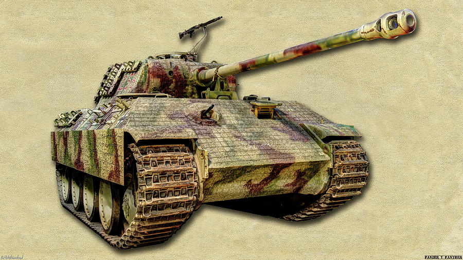 Panzer V Panther Canvas Photograph by Weston Westmoreland
