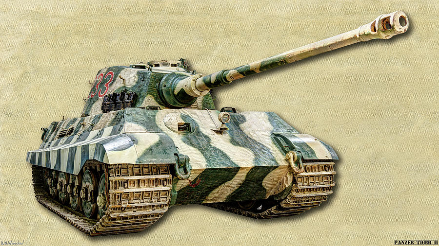 Panzer VI Tiger II Canvas Photograph by Weston Westmoreland