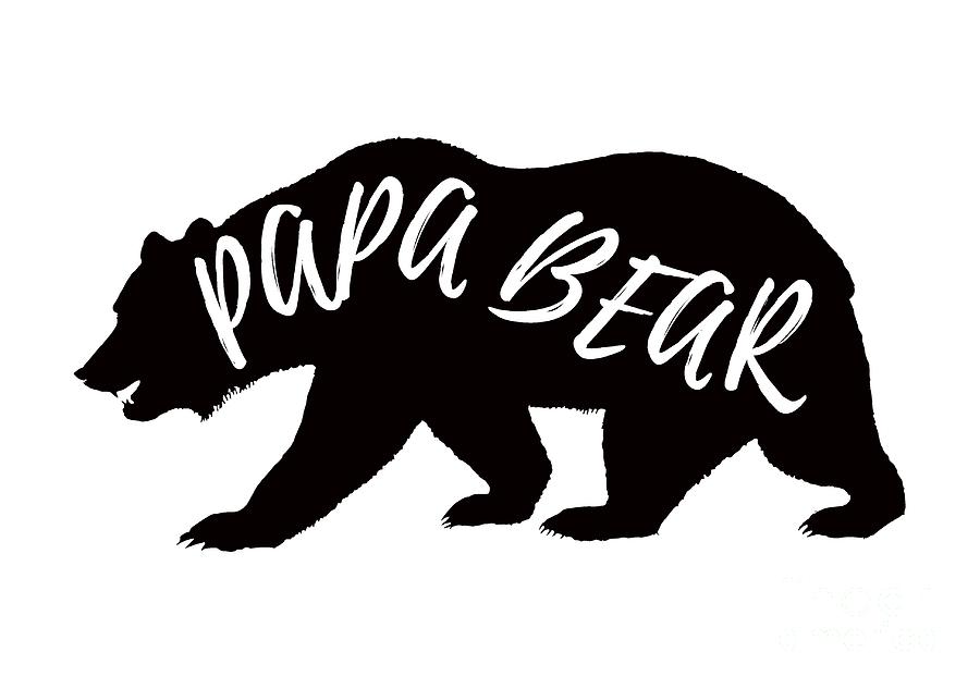 Papa Bear Digital Art by David Millenheft