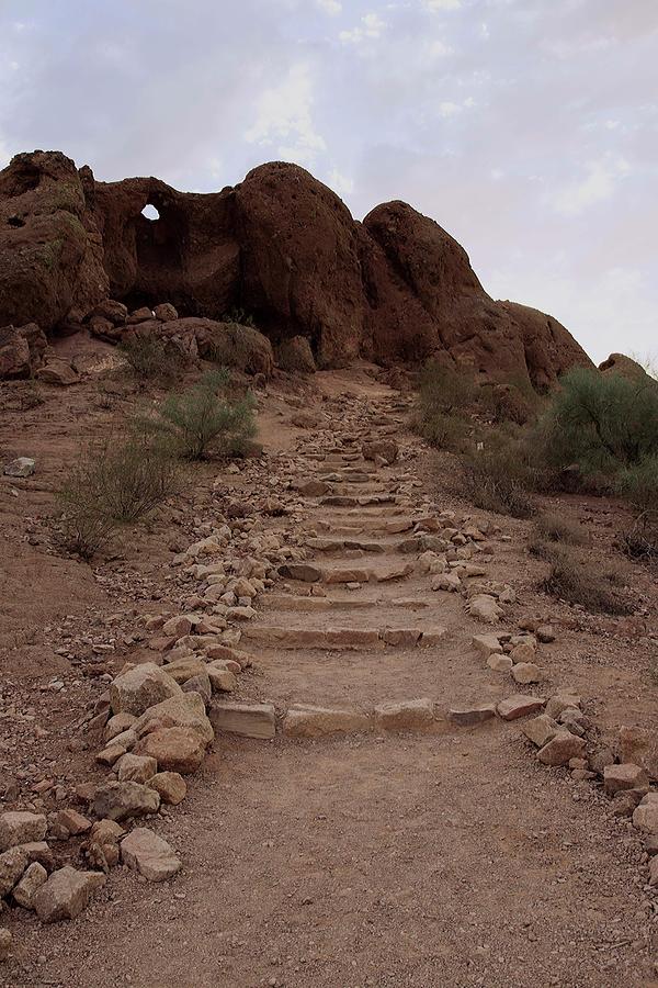 Papago Park And Hole In The Rock - 1 - The Ascent Photograph by Hany J