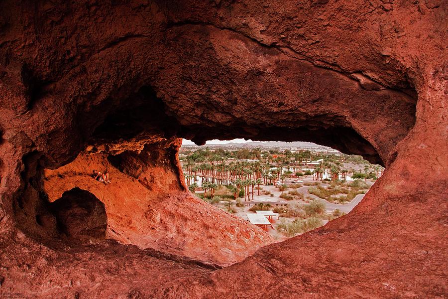Papago Park And Hole In The Rock - 2 - The Chamber Photograph by Hany J