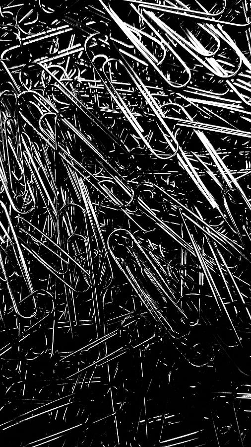 Paper Clips Photograph by Michael Hills