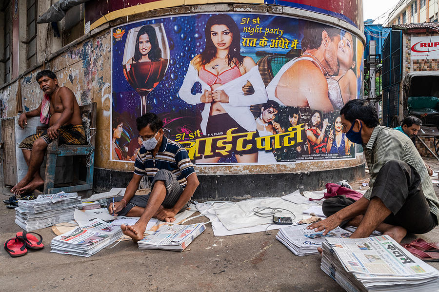 Paper Seller Photograph by Sudipta Chakraborty