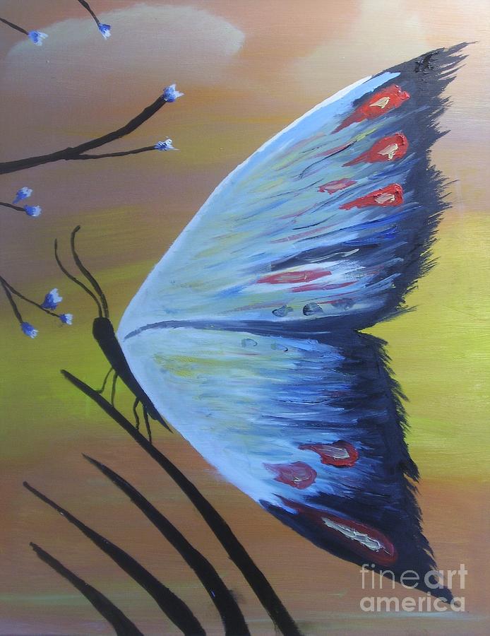 Papillon - 053 Painting by Raymond G Deegan