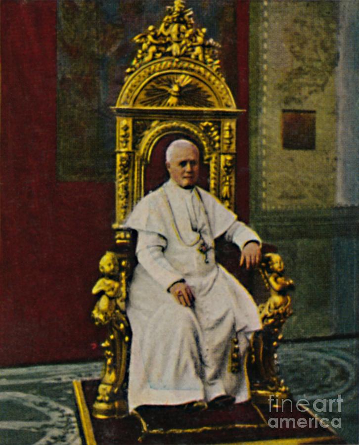 Papst Pius X 1835-1914 Drawing by Print Collector