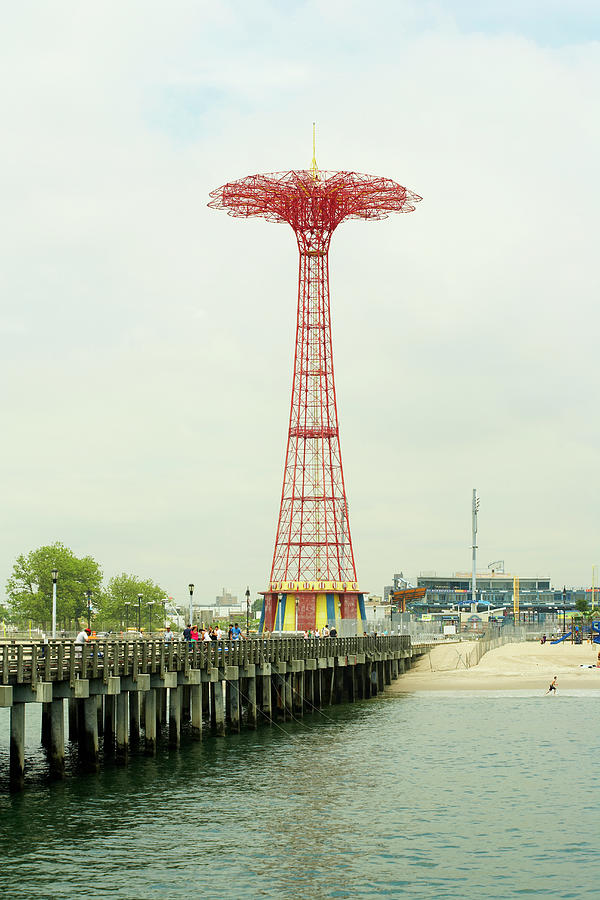 Parachute Jump At Coney Island, New York Photograph by Ryan Mcvay