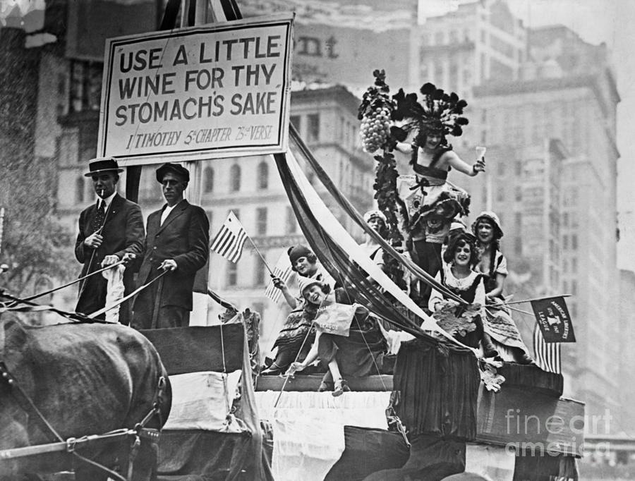 Parade Float Against Prohibition Photograph by Bettmann