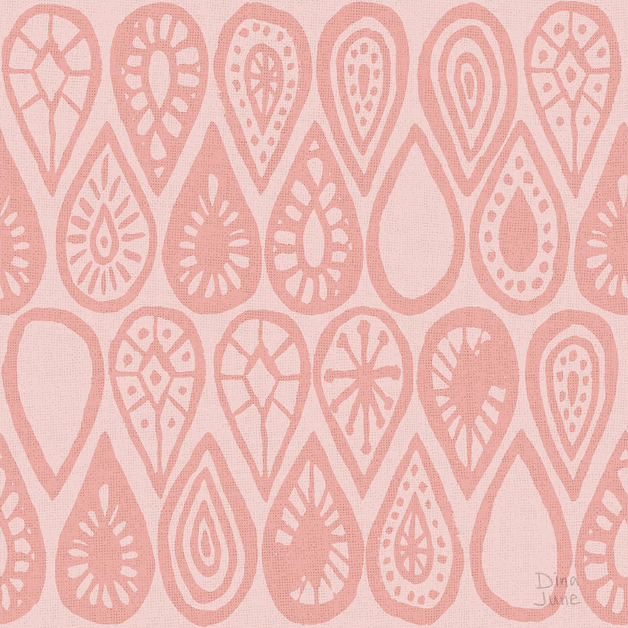 Pattern Painting - Paradise Petals Pattern Viic by Dina June