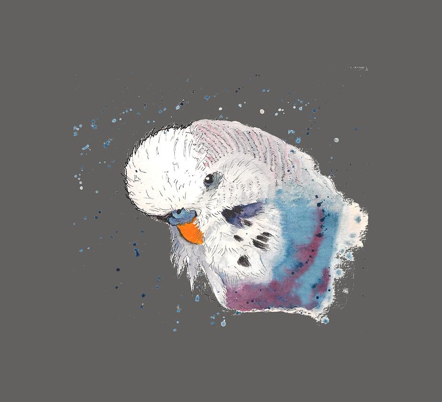 Parakeet Painting - Parakeet by Petra Stephens Parakeet Painting - Parakeet by Petra Stephens
