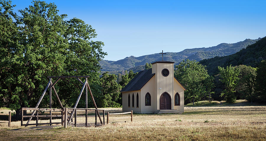 Paramount Ranch Church 4.20.2017 Photograph by Gene Parks