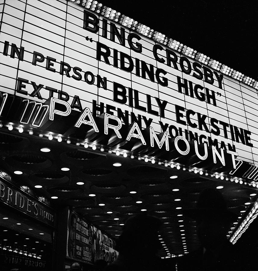Bing Crosby Photograph - Paramount Theater Kiosk by Martha Holmes