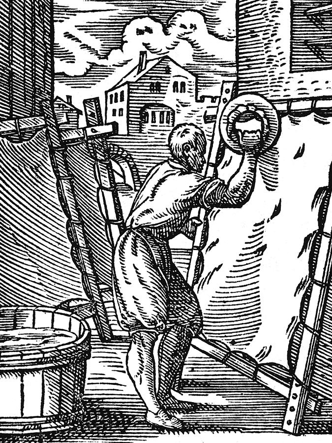 Parchment Maker, 1568 Photograph by Science Source