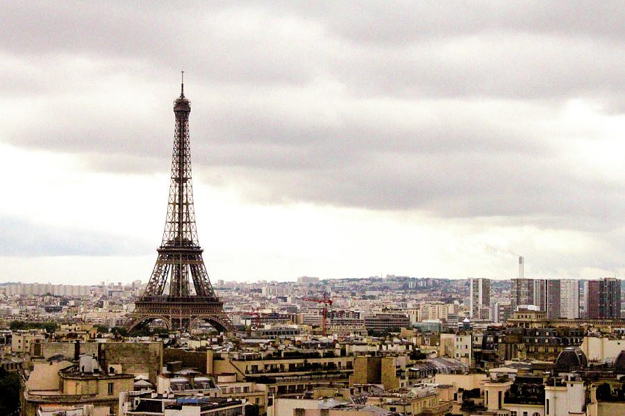 Paris And Eiffel Tower Photograph by Christopher Kimmel