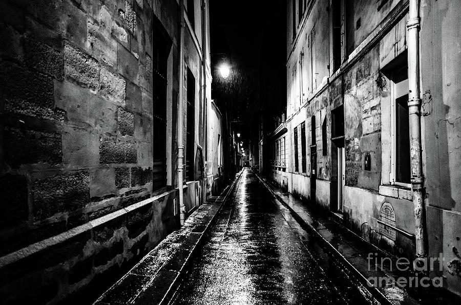 Paris at Night Stone Walls Photograph by M G Whittingham