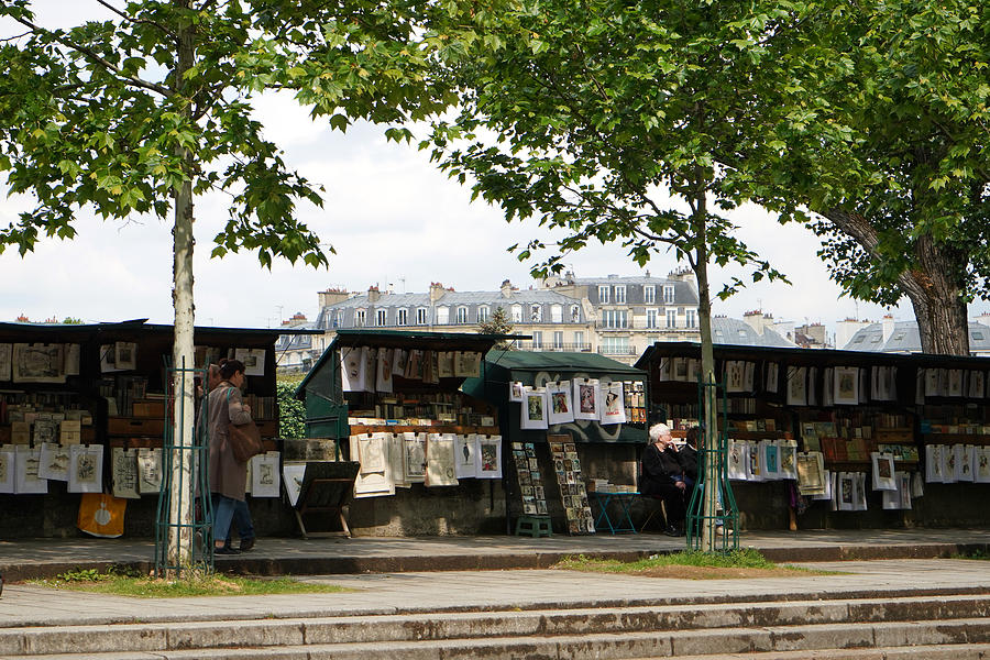 Paris Book Vendors 6 Photograph by Andrew Fare