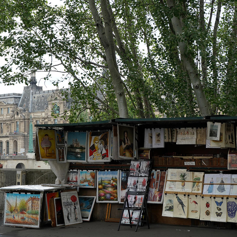 Paris Book Vendors 7 Photograph by Andrew Fare