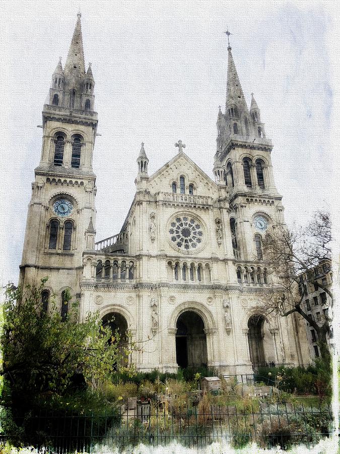 Paris Church Photograph by Tom Reynen