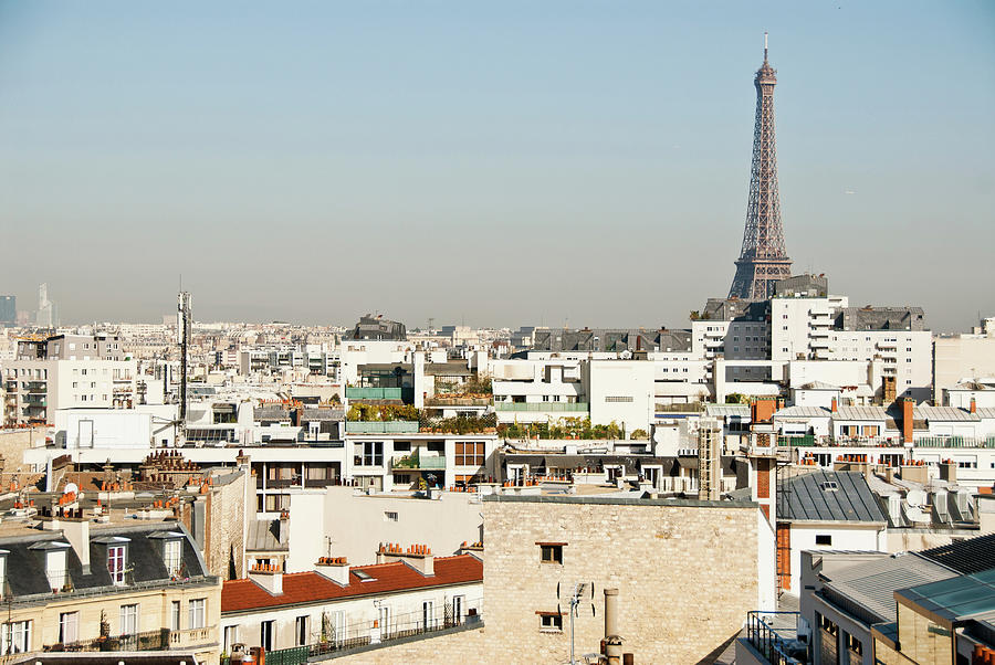 Paris Cityscape With Eiffel Tower Photograph by Cultura Exclusive/rosanna U