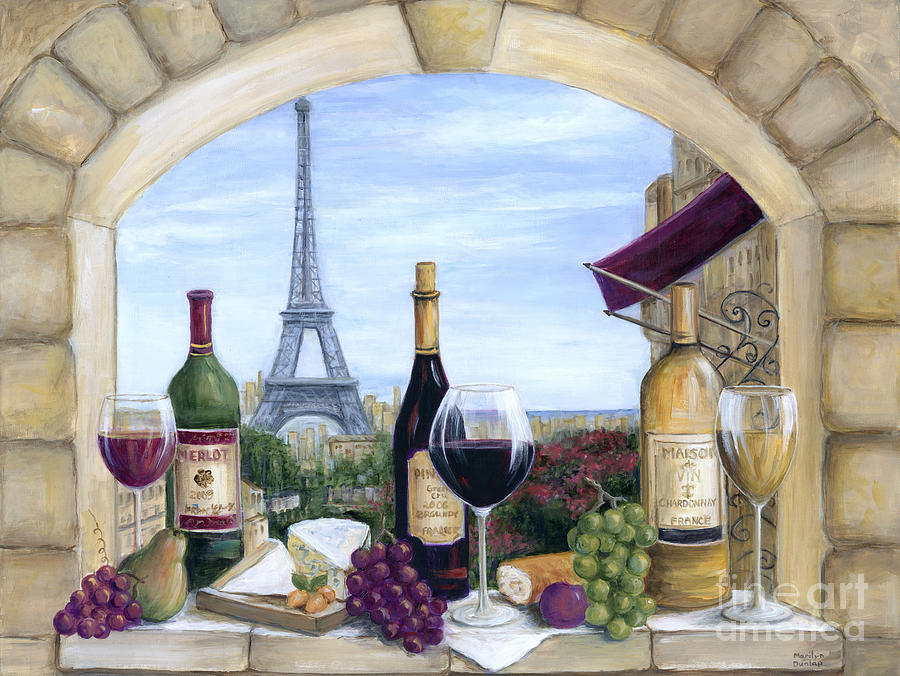 Paris Delights Painting by Marilyn Dunlap