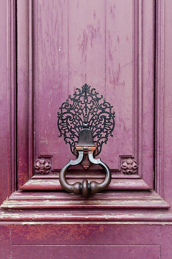 Paris Door Knocker II Photograph by Melanie Alexandra Price