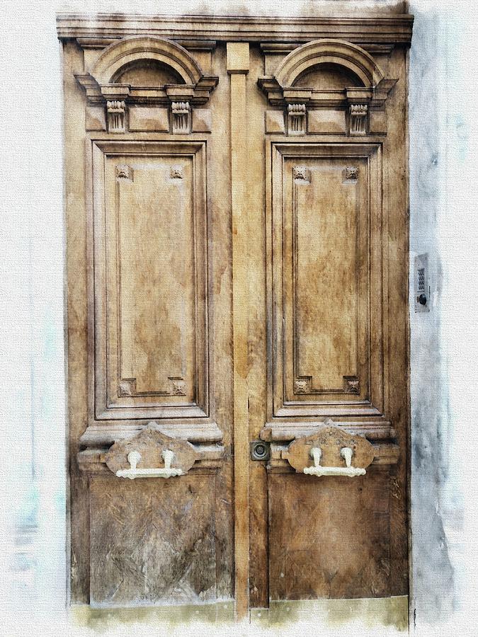 Paris Doorway Photograph by Tom Reynen
