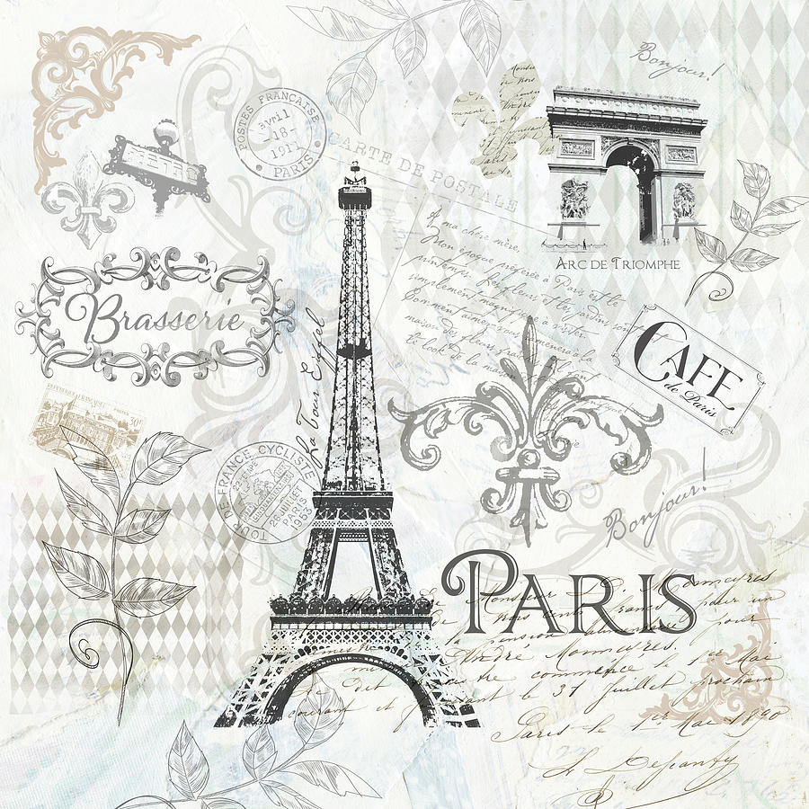 Paris Mixed Media - Paris by Fiona Stokes-gilbert