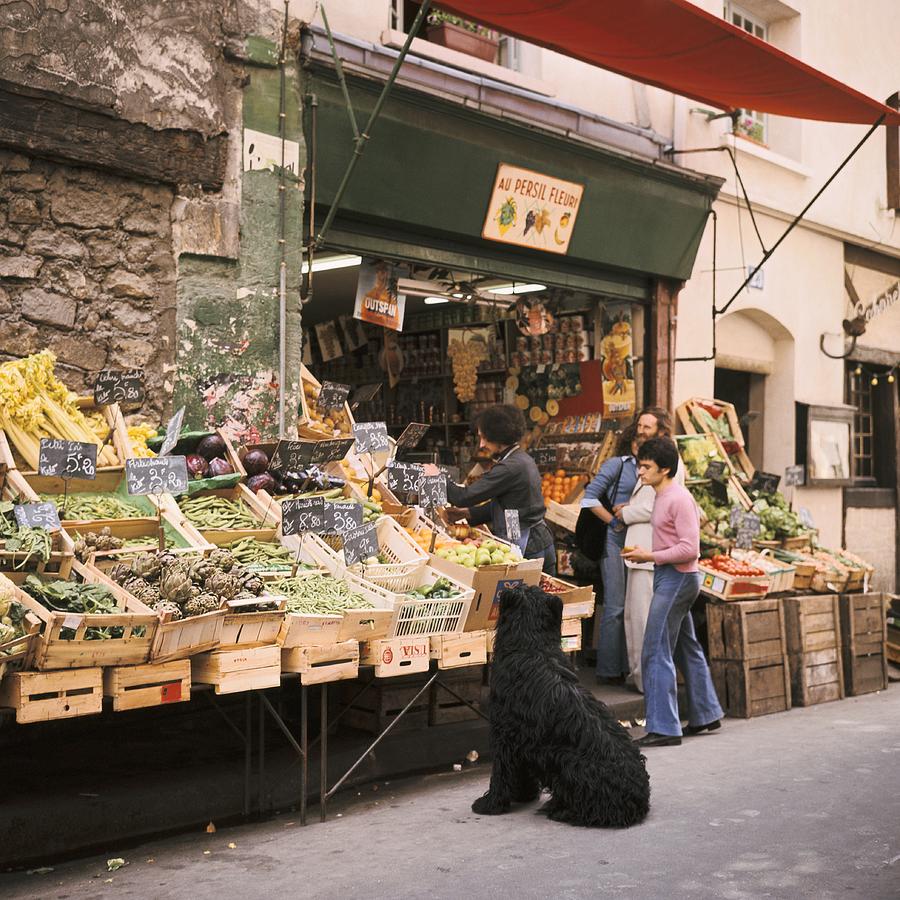 Paris, Fruit And Vegetable Shop In The Photograph by Keystone-france