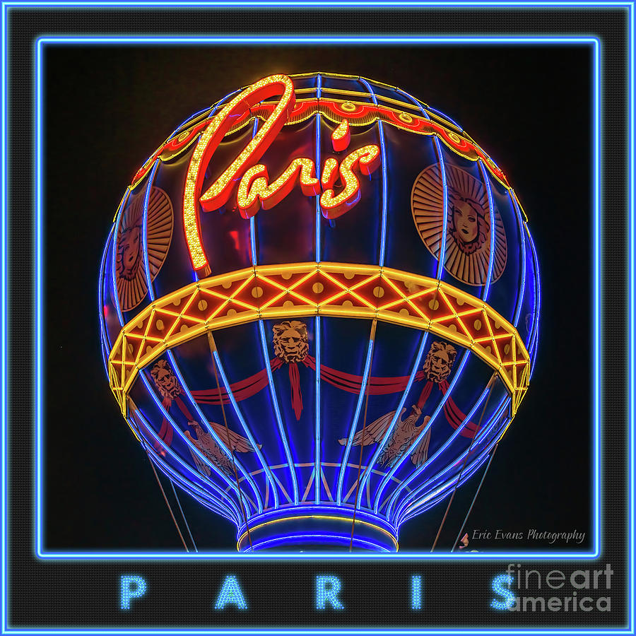 Eiffel Tower Photograph - Paris Gallery Button by Aloha Art