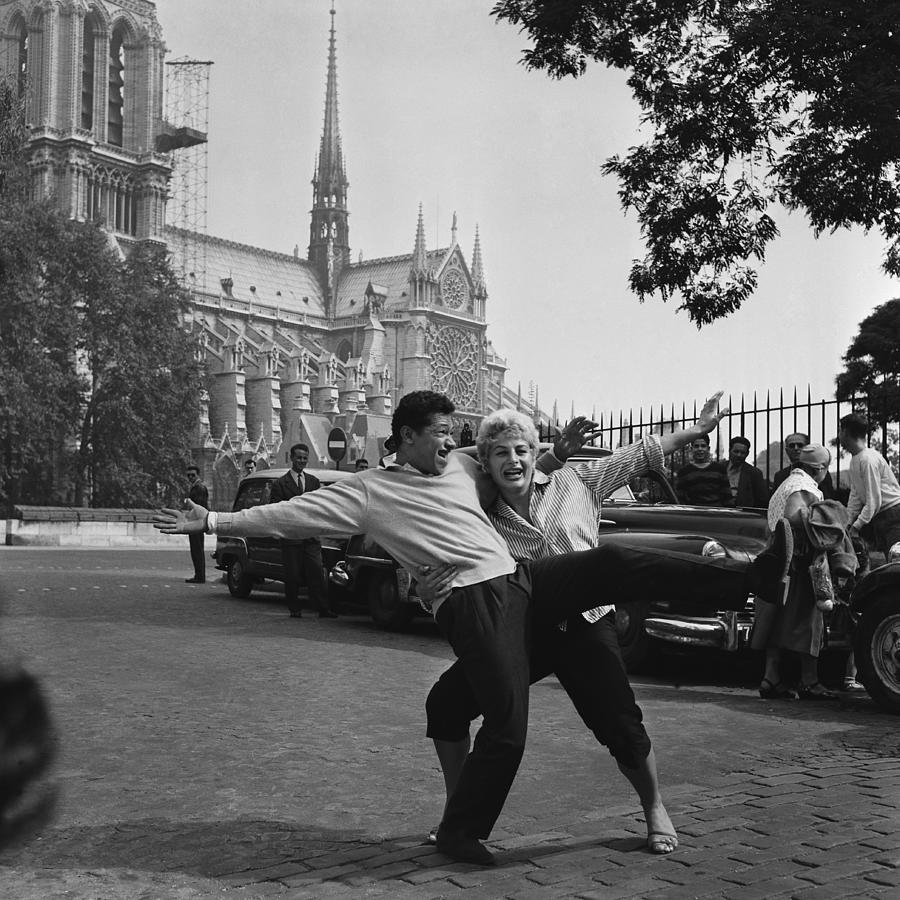 Paris, Henri Salvador And Ninie Brilli Photograph by Keystone-france