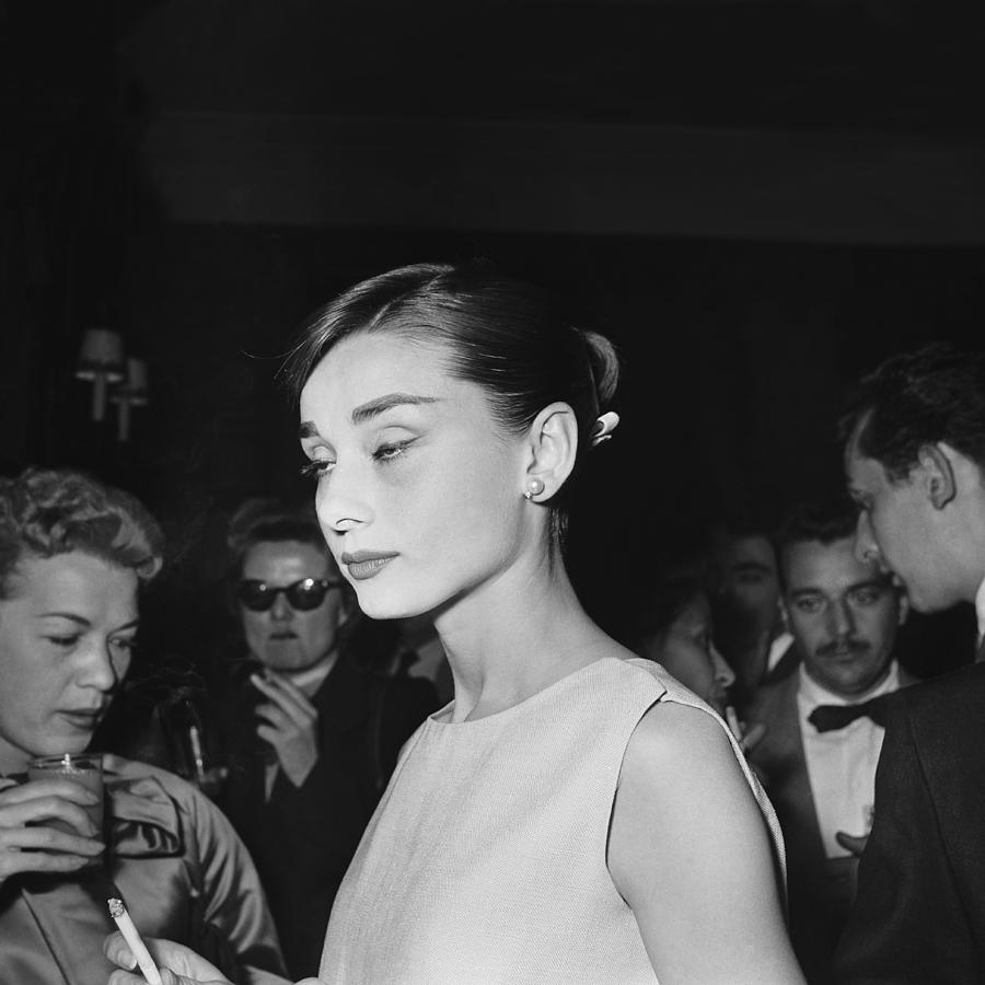 Paris, Hotel Raphael, Audrey Hepburn In Photograph by Keystone-france