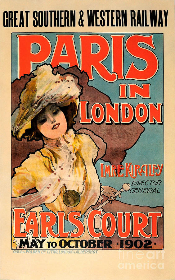 Paris In London. Great Southern Drawing by Heritage Images