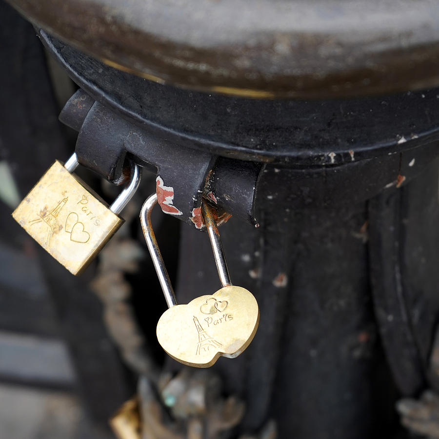 Paris Love Locks Photograph by Andrew Fare