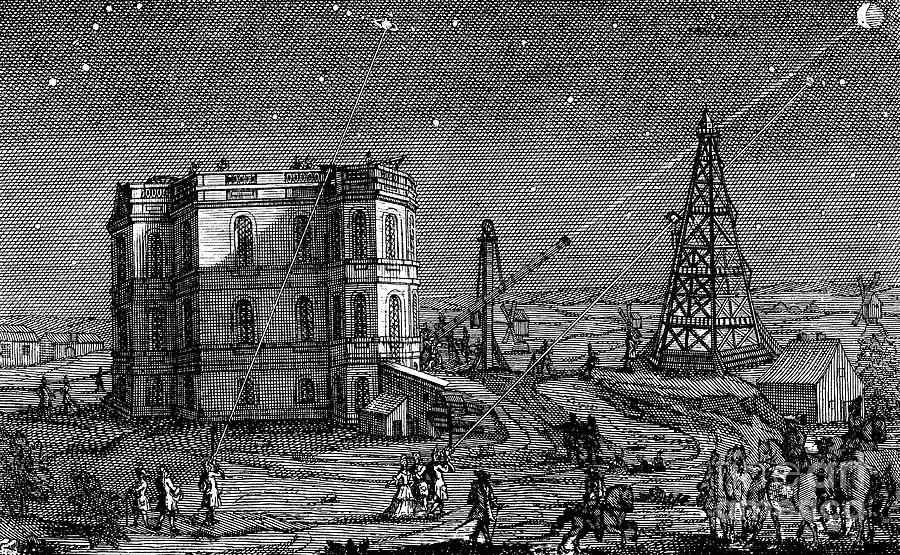 Paris Observatory, France, 1740 Drawing by Print Collector