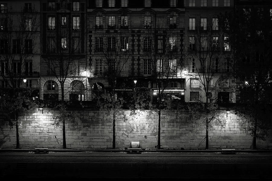 Paris River Bank Photograph by Joshua Leeman