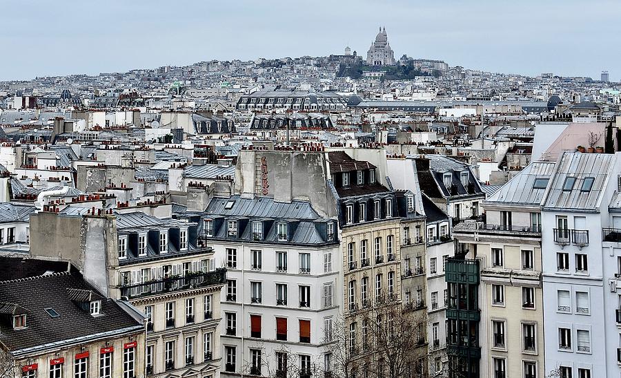 Paris Rooftops Photograph by Brent Jones