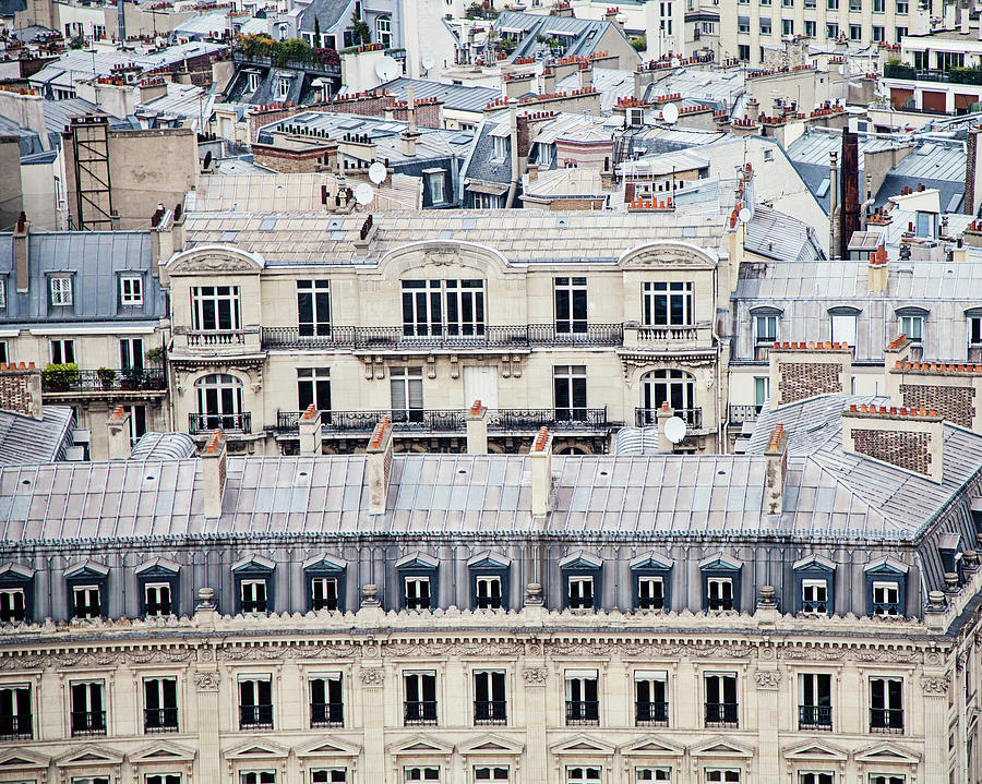 Paris Rooftops Photograph Photograph by Melanie Alexandra Price