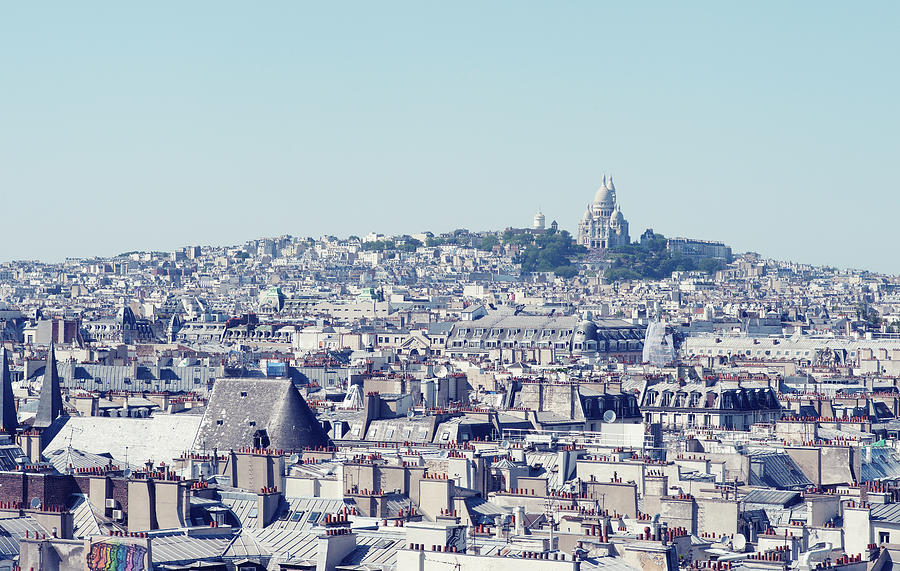 Paris Skyline Photograph by Carlo A