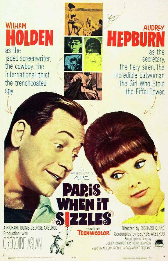 Movie Poster Photograph - Paris-when It Sizzles -1964-. by Album