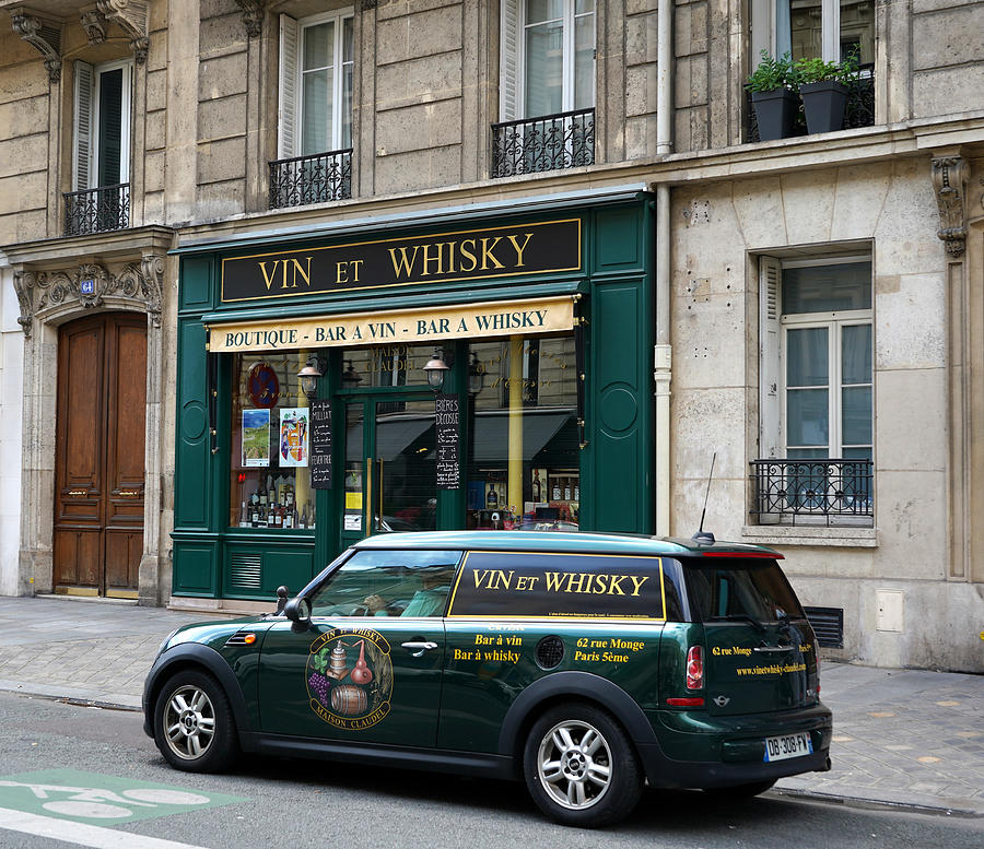 Paris Whisky Shop Photograph by Andrew Fare