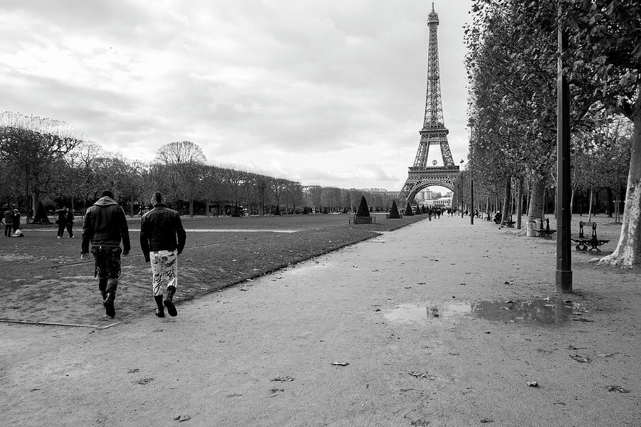Black And White Photograph - Parisian Punks by Claire Doherty