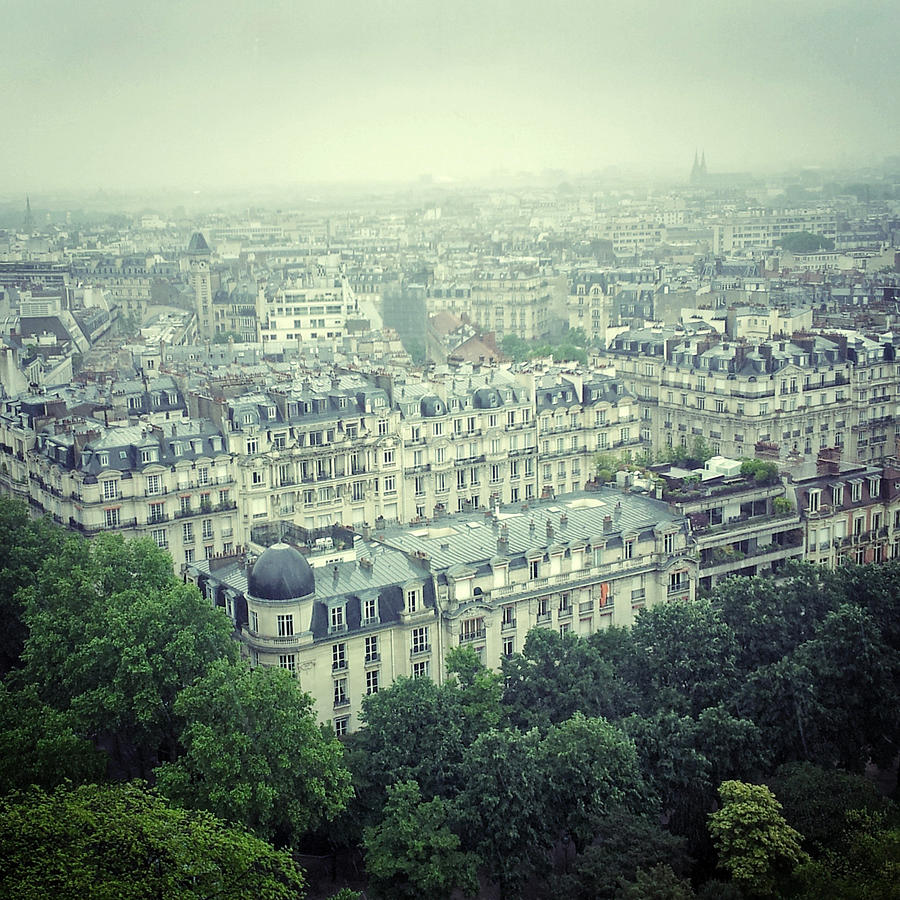 Parisian Rooftops Photograph by Louise Legresley