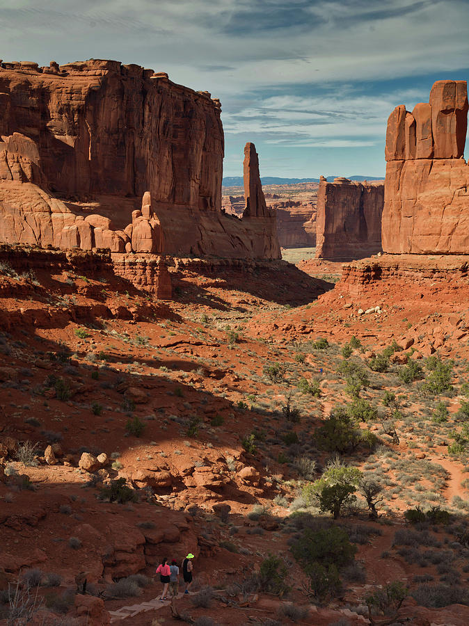 Park Avenue in Arches National Park, UT Photograph by Mark Langford