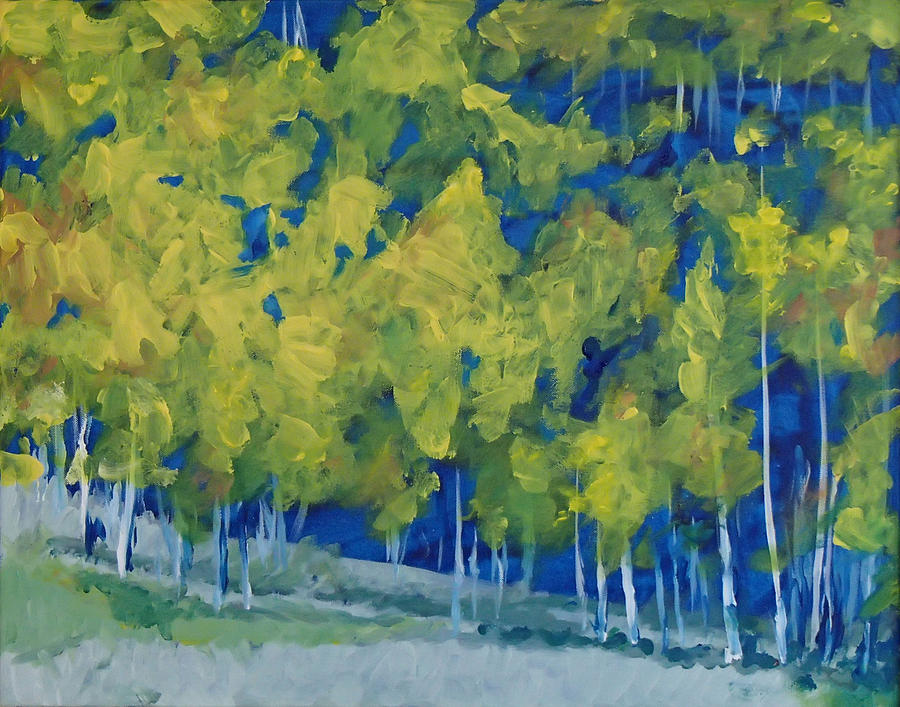 Park City Forest Painting by Philip Fleischer